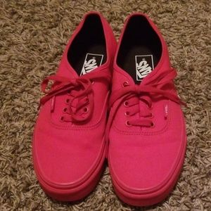 All Red Vans